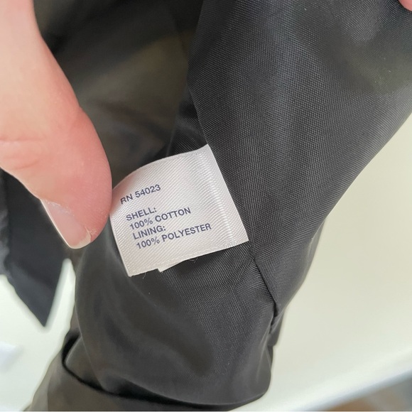 GAP Oversized Velvet Black Blazer Jacket Two Button L Large - Picture 9 of 9